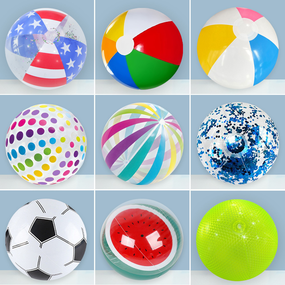 inflatable football beach toy PVC play in water