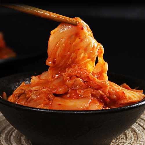 Pickled Cabbage 208g Northeast Grandma Korean Spicy Kimchi Yanbian Korean Sauce Pickled Cabbage Commercial Side Dish Instant Meal