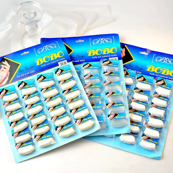 New nail art finished salon armor 24 packaging card armor nail patch fake nails factory direct wholesale