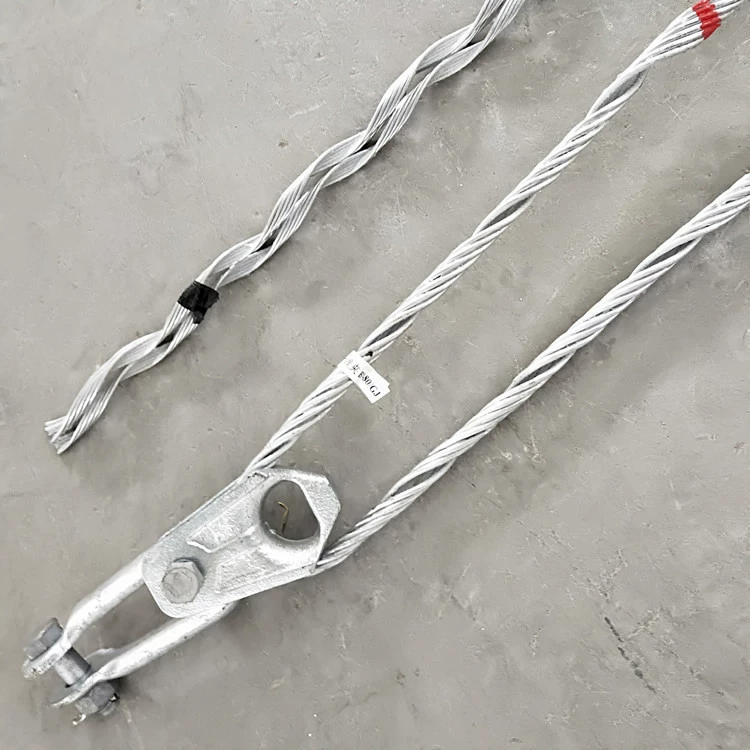 Стальная витая проволока, алюминиевый стальной витой проволочный зажим для предохранительной резервной проволоки, зажим для защитной резервной проволоки для заземляющей проволоки, золотой комплект электроэнергии