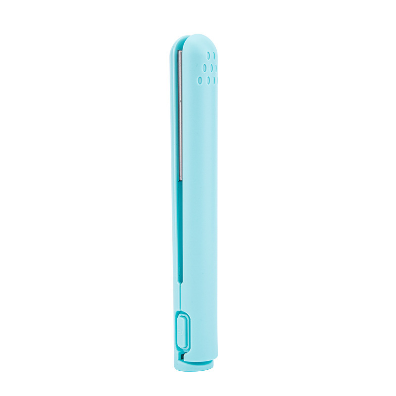 Plancha y Rizador de Cabello USB Transfronterizo, Mini Inalámbrico Portátil de Doble Uso para Dormitorios Estudiantiles