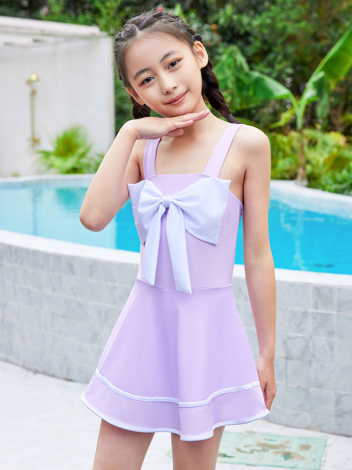 Trajes de baño de niñas para niños de verano 2024 nuevos trajes de baño de niños niñas de 3 - 8 años