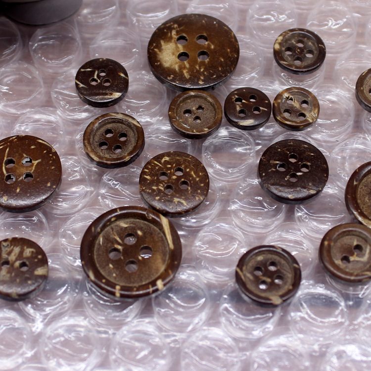 Wooden Coconut Coconut Shell button National Retro Wind Clothing…