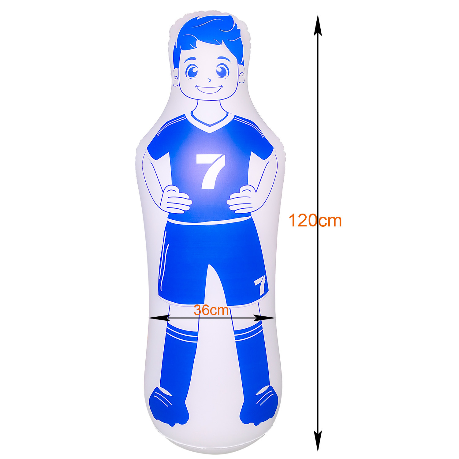 Punto de fábrica juguete de vaso inflable pared de hombre falso accesorios de entrenamiento de fútbol columna de golpe columna de boxeo inflable de dinosaurio