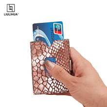 跨境歐美防盜RFID真皮卡包 男士頭層牛皮證件卡套信用卡錢包