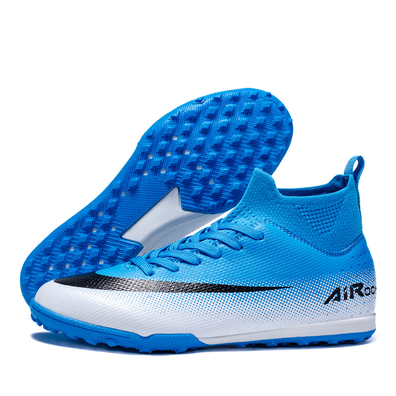 Zapatos de Fútbol de Caña Alta con Suela de TPU y Goma Ligeros para Césped Artificial y Terreno Natural image 9