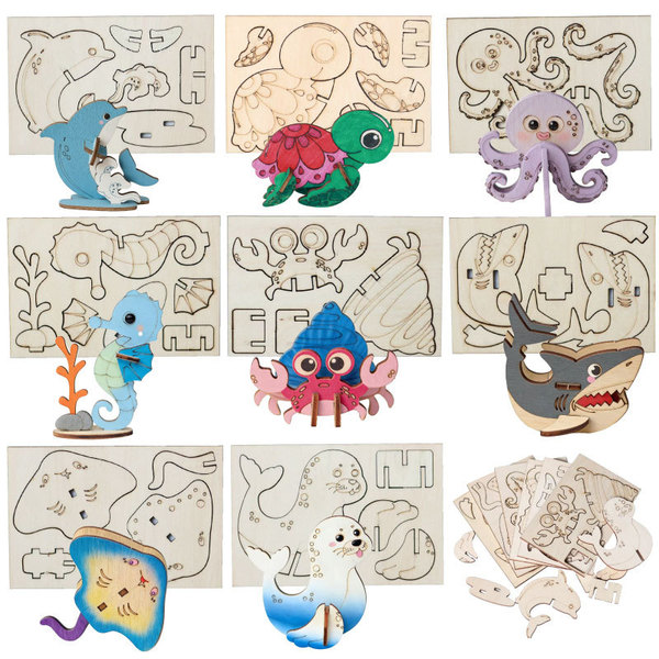 Wooden marine brainteaser