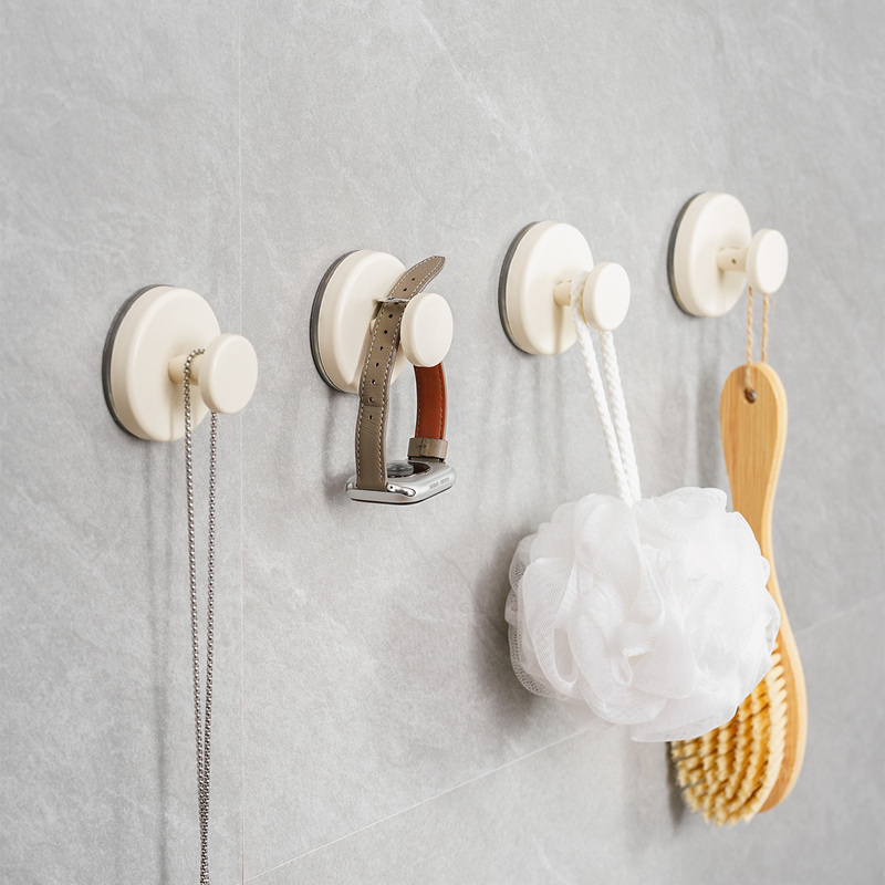 Wholesale Suction Cup Hooks, No-Drill, Strong Load-Bearing, Traceless, Vacuum Self-Adhesive for Kitchen, Bathroom, and Behind Door Glass