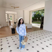 21291������Ʒ������Ƭ�廨��ë��֯Ůͯ��Ŵë��