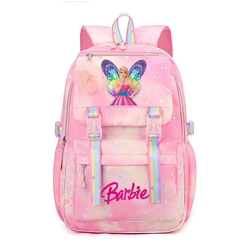 Foreign Trade Preppy Style Fashion Backpack Female Barbie Junior High School Student Large Capacity Student School Bag Foreign Trade Preppy Style Fashion Backpack Female Barbie Junior High School Student Large Capacity Student School Bag