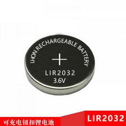 国产LIR2032可充电扣式 锂离子纽扣电池时钟模块遥控器厂家直销
