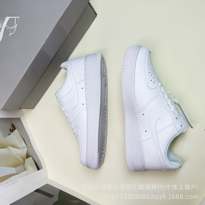 Back-To-School Season Putian Pure Original Air Force One Air Versatile White Shoes for Men and Women Casual Sneakers Sports Shoes Export