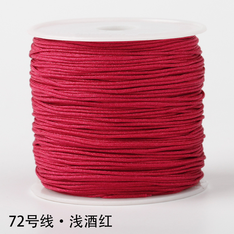 N ° 72 pulsera de hilo de jade cuerda tejida a mano cuerda trenzada cuerda roja cuerda hecha a mano cuerda tejida a mano línea colgante material de bricolaje