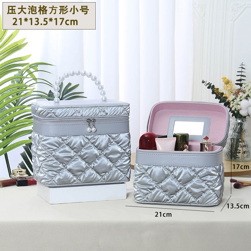 Nuevo estuche de maquillaje de burbujas, estuche de mano de alta calidad, estuche impermeable, bolsa de cosméticos portátil de gran capacidad al por mayor