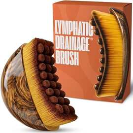 跨境淋巴轮廓面部刷按摩眼颈护理刷Lymphatic Contour Face Brush