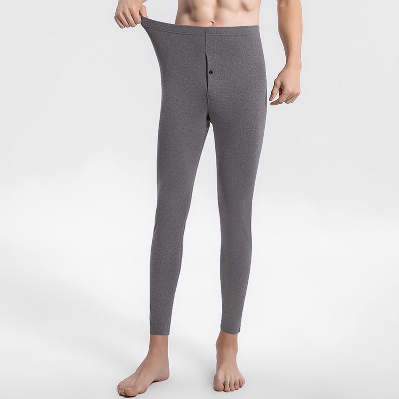 Pantalones calientes de otoño de cotton, pantalones cálidos para hombres, pantalones de algodón sin marcas de doble cara, pantalones de invierno nuevos