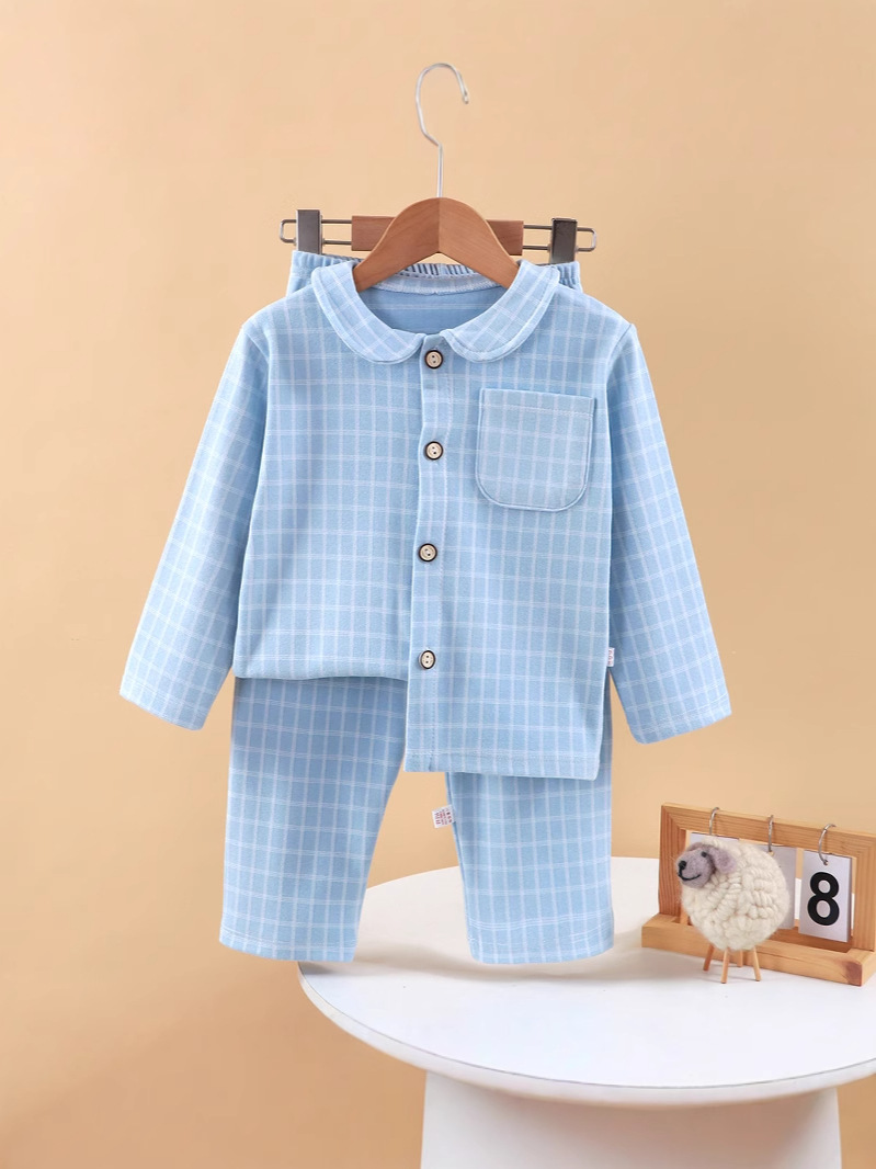 Nuevo conjunto de ropa para niños, ropa para el hogar, ropa para el hogar, ropa para niños, pijamas para bebés