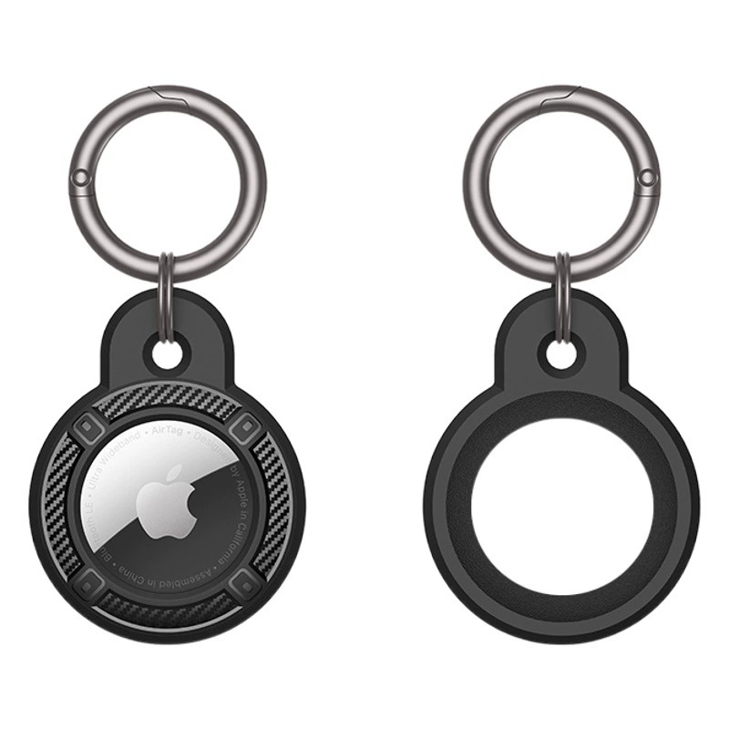 Защитный чехол для AirTag, предотвращающий потерю, чехол-трекер из ТПУ с узором под карбон для Apple AirTag, в наличии