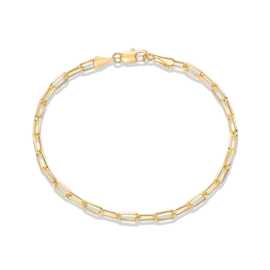 亚马逊欧美回形针 马衔索 费加罗链可调节女士感手链