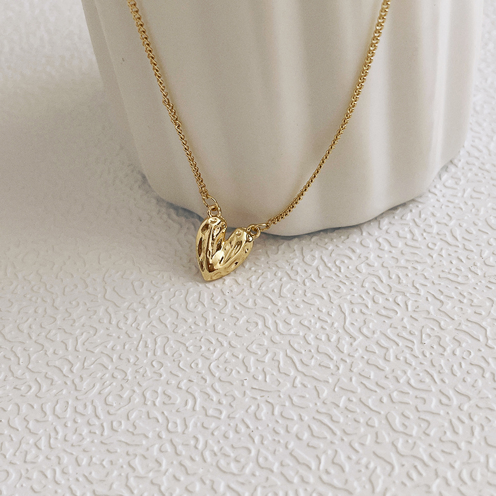1 Piece Fashion Heart Shape Alloy Metal Womenu0027S Pendant Necklace