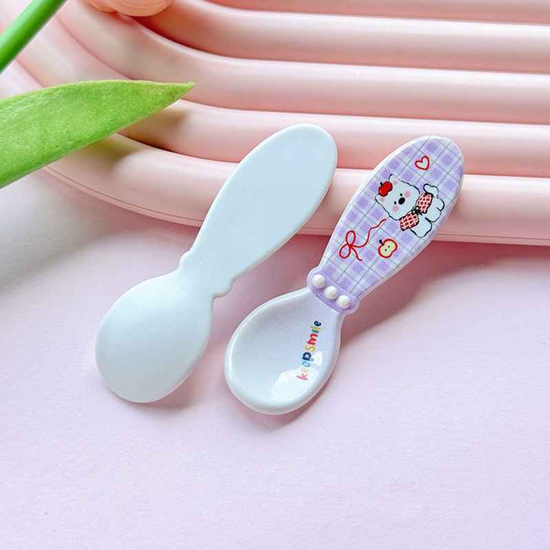 漫画 diy 樹脂アクセサリージュエリー猫フォーククリーム接着剤ヘアピン携帯電話ケース靴バックルキーホルダーペンダント|undefined