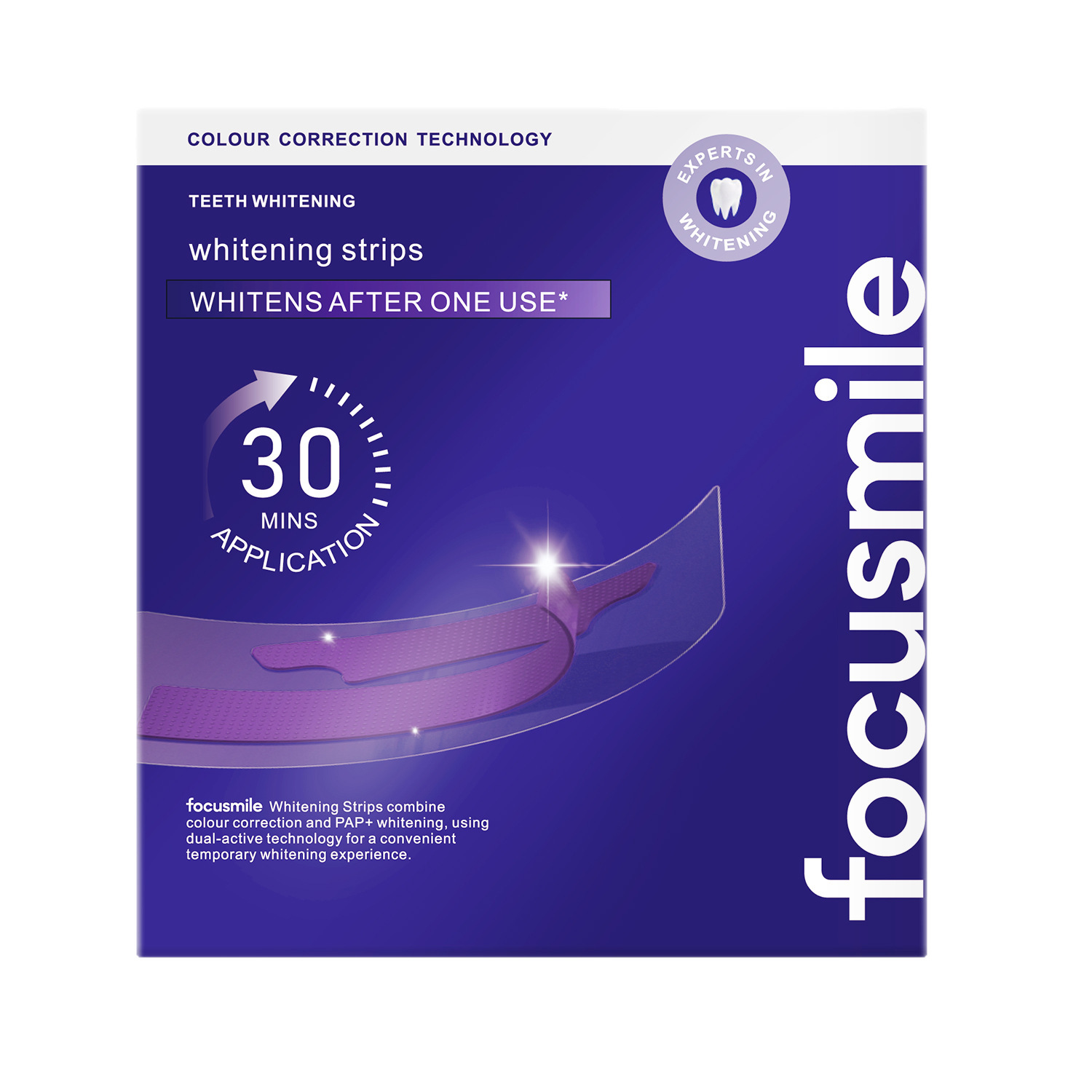 Focusmile púrpura pasta de dientes ventas transfronterizas v34 color blanqueador pasta de dientes