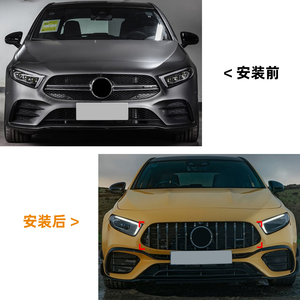 Rejilla Frontal para Mercedes-Benz Clase A W177 A180 A200 A220 GT ABS