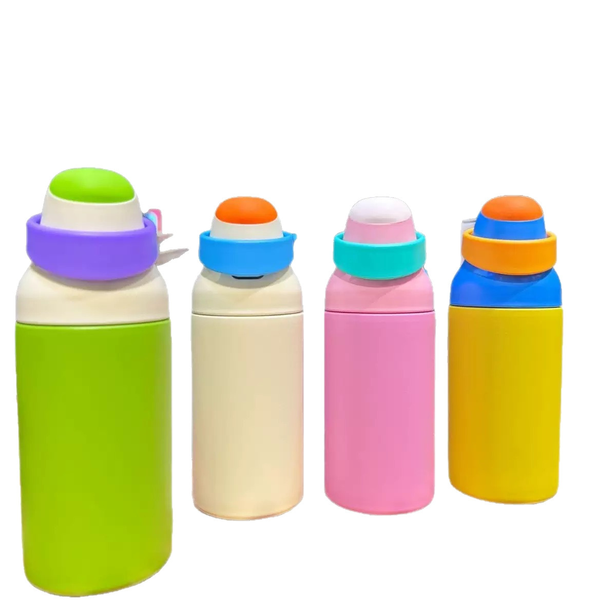 Nuevo alto valor facial dopamina doble bebida taza de aislamiento de agua simple portátil 316 taza de rebote de acero inoxidable hervidor deportivo