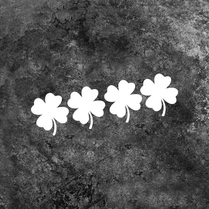 Auto Parts and Accessories – Diàndòngchē Cute Lucky - 4cm-four-pieces-silver-white-standard