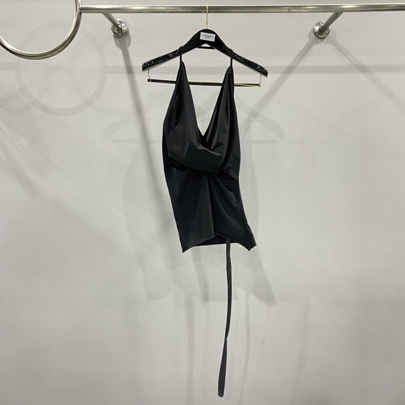 SUBHUMAN mujer elegante sin espalda estiramiento de un solo hombro de color sólido Sling slim fit camisola sexy de las mujeres image 4