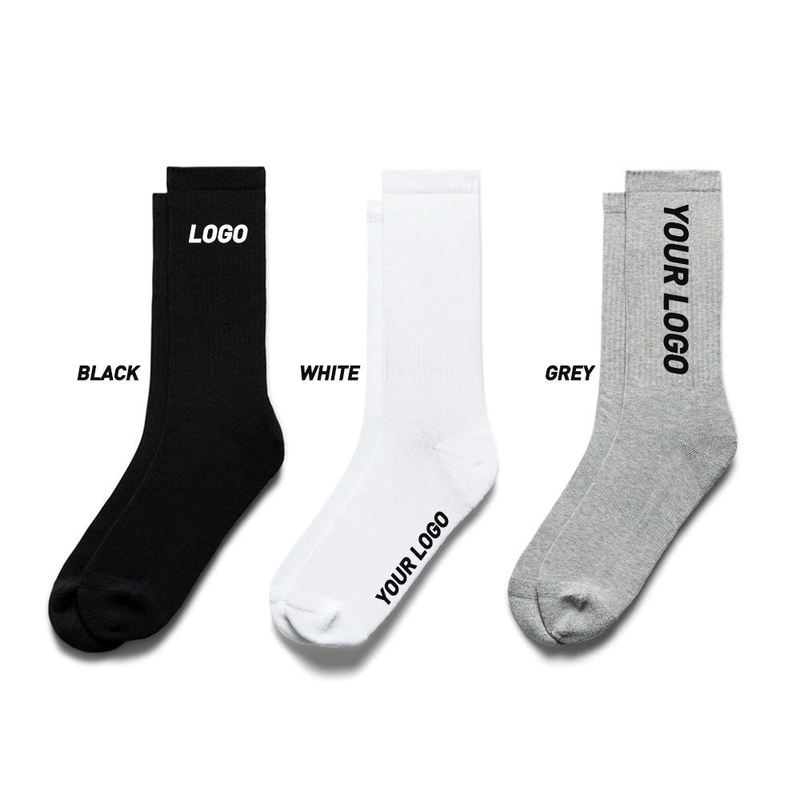 High-Quality Men's Designer Socks, Custom Logo Cotton Unisex Mid-Calf Socks, Organic Cotton Casual Street Style High-Quality Men's Designer Socks, Custom Logo Cotton Unisex Mid-Calf Socks, Organic Cotton Casual Street Style
