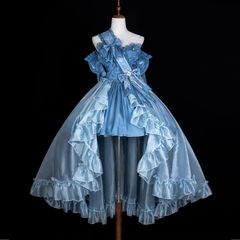 璀璨星光人鱼姬轻lolita甜美花嫁礼服华丽洋装洛丽塔公主连衣裙女