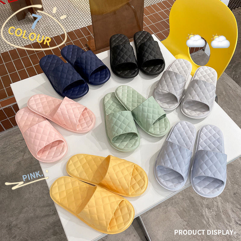 扡鞋批发新款家居拖鞋女家用室内情侣洗澡防滑防臭软底男士凉拖鞋