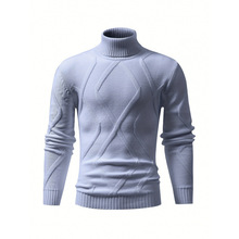 Z 93152 Couple twist turtleneck sweater base shirt �����黨