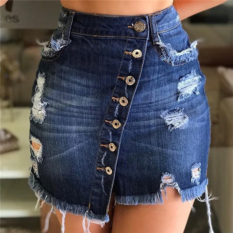 Ladies Denim Skirts Women Dresses Big Si...