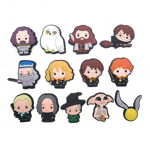 17 pieces [Harry Potter] Crocs shoe buckle shoe decorative buckle PVC shoe flower magician magic cross-border set