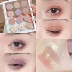 JADED葭妲2022年新款透明12色眼影盤純欲小心機奶茶盤啞光珠光