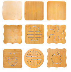 批發家用木質菜盤防燙墊 廚房餐桌托盤碗杯墊加厚飯桌防滑隔熱墊