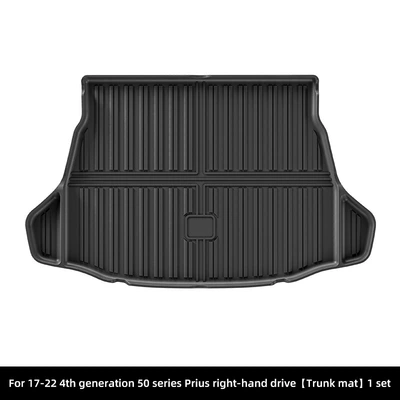 Trunk Mat Trunk Mats Tpe Rear Bucket - 17-22-prius-4th-generation-50-series-trunk-mat-right-hand-drive-hybridsoutheast-asiaoceaniajapan-black