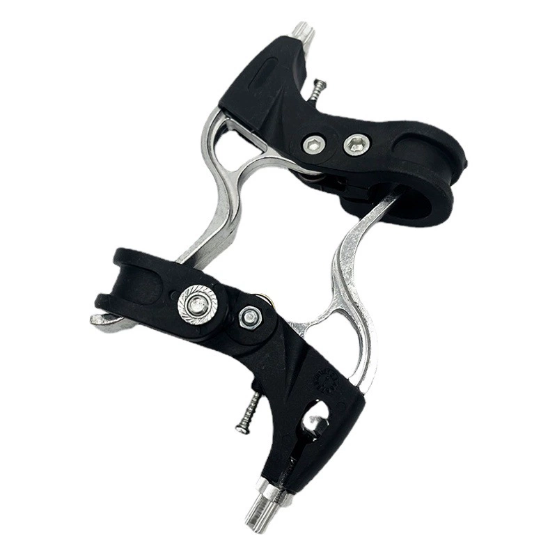 Полуалюминиевая трехпальцевая треугольная ручка тормоза с отверстием для велосипеда аксессуары для горного велосипеда ручка тормоза Ручка пальца