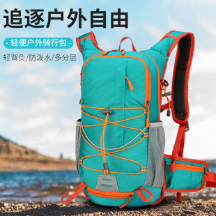 Cross-border Riding Backpack 2024 New Large Capacity Sports Backpack Lightweight Breathable Hiking Outdoor Mountaineering Backpack