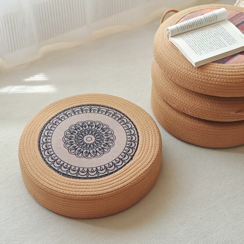 Autumn and Winter New Futon Cushion Floor Home Thickeneded Sitting Cushion Meditation Cushion Living Room Bedroom Balcony Tatami