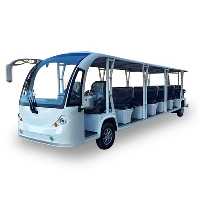 reception sightseeing bus, Elektrikli qolf avtomobilləri - chinese-bus-semi-enclosed-8-rows