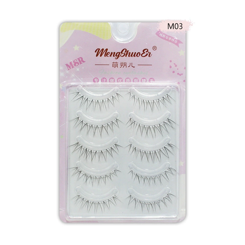 Little evil dense desire to fake eyelashes, прозрачные стержни, вся природная имитация женской группы новичок к cos Барби