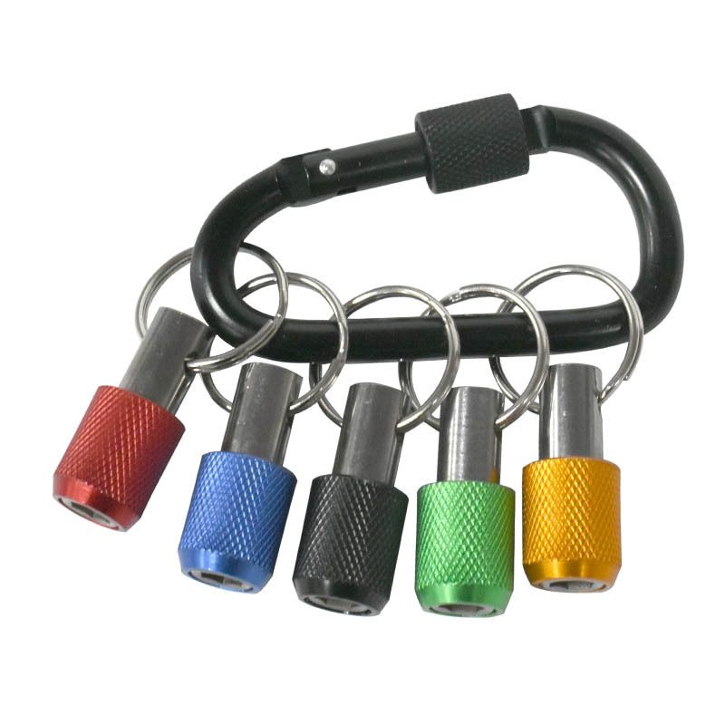 Llave de aleación de color varilla de conexión mosquetón destornillador de autobloqueo manga varilla de extensión traje hexagonal alargada varilla de conexión de cambio rápido