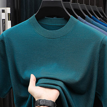 2025秋冬全羊毛服饰秋冬新款半高领毛衣男士针织打底针织T恤批发