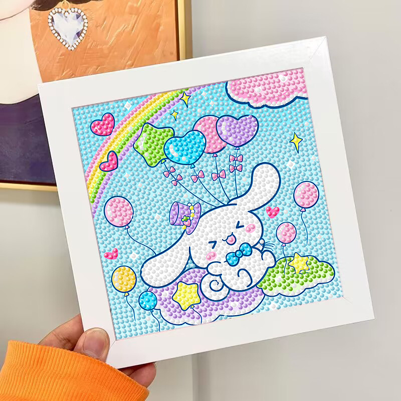 Nuevo dibujo de diamante infantil de labu diy pegatinas de diamante con marcos de fotos hechas a mano diy puzzle pegatinas de mampostería image 113