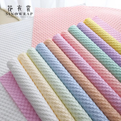 Floral Dress Advanced Puff Embossed Waterproof Windy Art Paper, Fresh Flower Bouquet Wrapping Paper, Baumwolle Paper