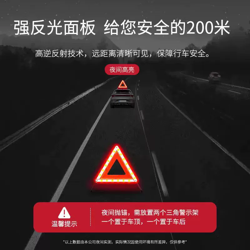 Corner frame, signboard for car, retroreflective triangle, parking rack