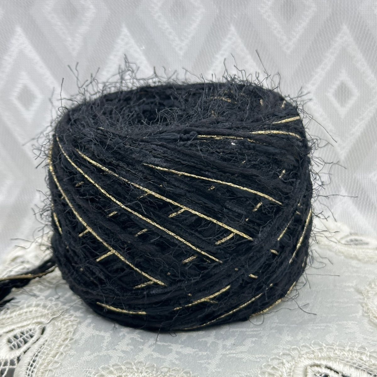 手混线新款  经典黑金小香风 DIY手工混线手绳包包围巾帽子发夹线